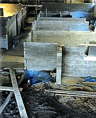 the walls go up